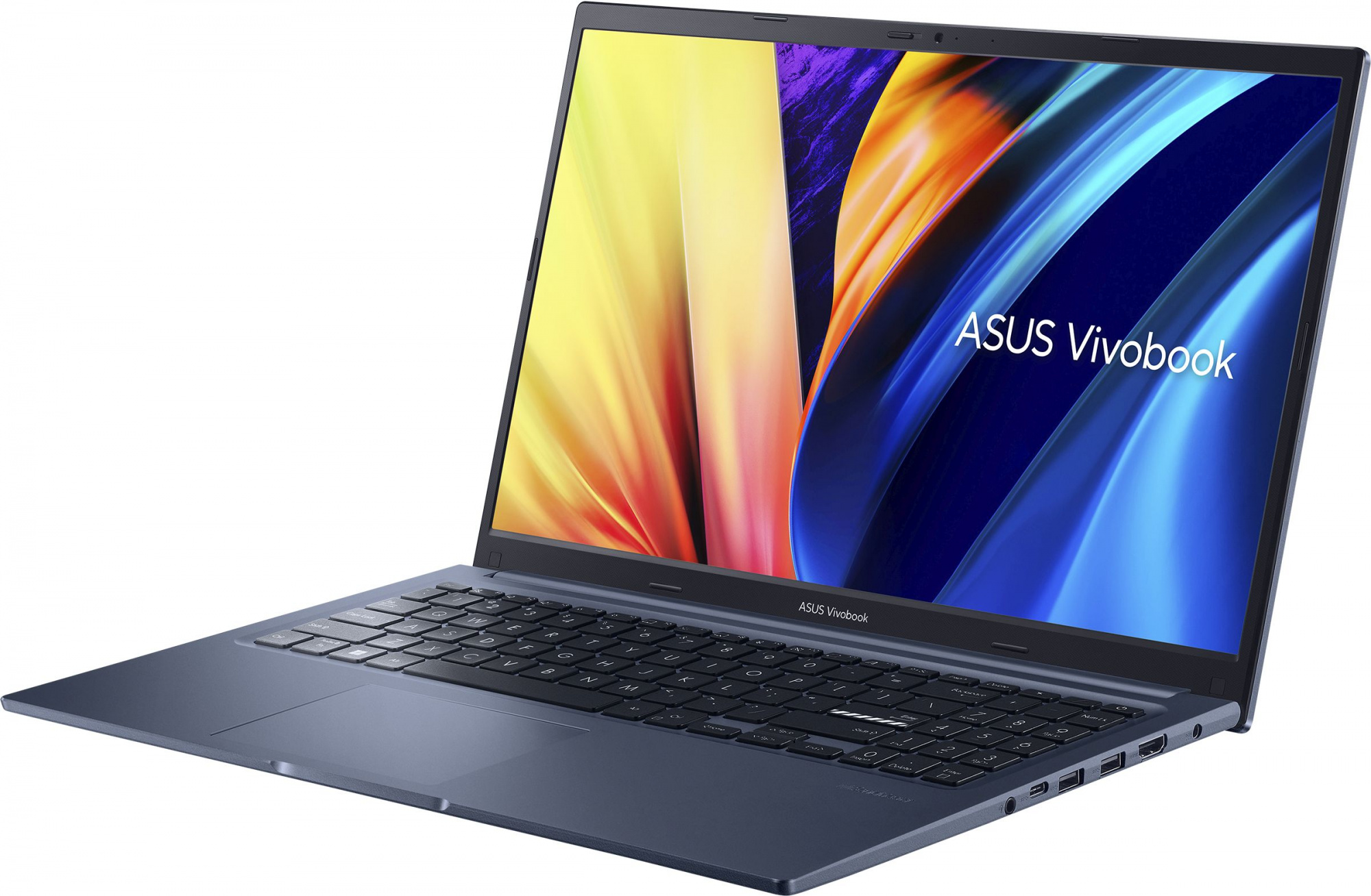 Ноутбук Asus VivoBook X1502ZA-BQ1274 Core i5 12500H 16Gb SSD512Gb Intel Iris Xe graphics 15.6" IPS FHD (1920x1080) noOS blue WiFi BT Cam (90NB0VX1-M01X50) — фото 5