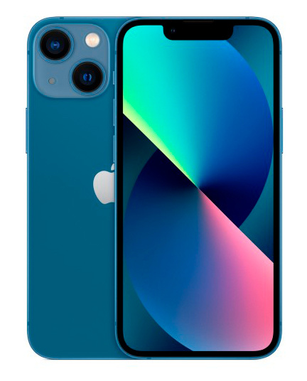 Смартфон Apple A2626 iPhone 13 mini 128Gb 4Gb синий моноблок 3G 4G 1Sim 5.4" 1080x2340 iOS 15 12Mpix 802.11 a/b/g/n/ac/ax NFC GPS TouchSc Protect