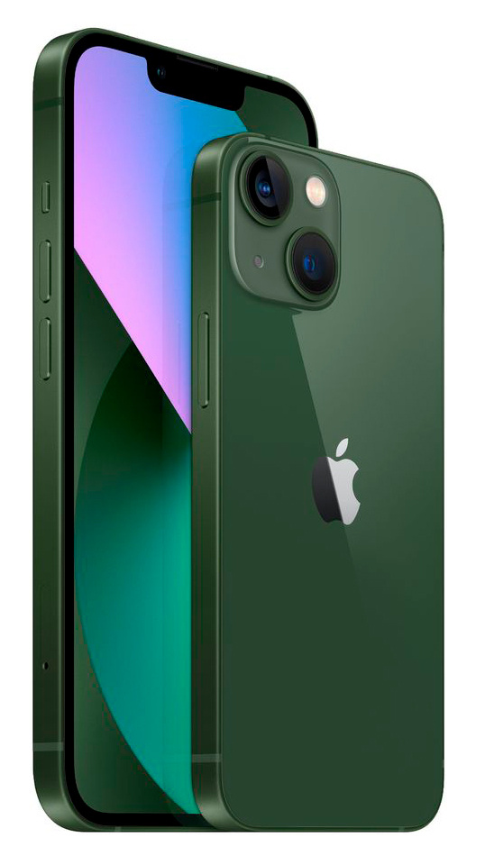Смартфон Apple A2626 iPhone 13 mini 128Gb 4Gb альпийский зеленый моноблок 3G 4G 1Sim 5.4" 1080x2340 iOS 15 12Mpix 802.11 a/b/g/n/ac/ax NFC GPS TouchSc Protect — фото 2