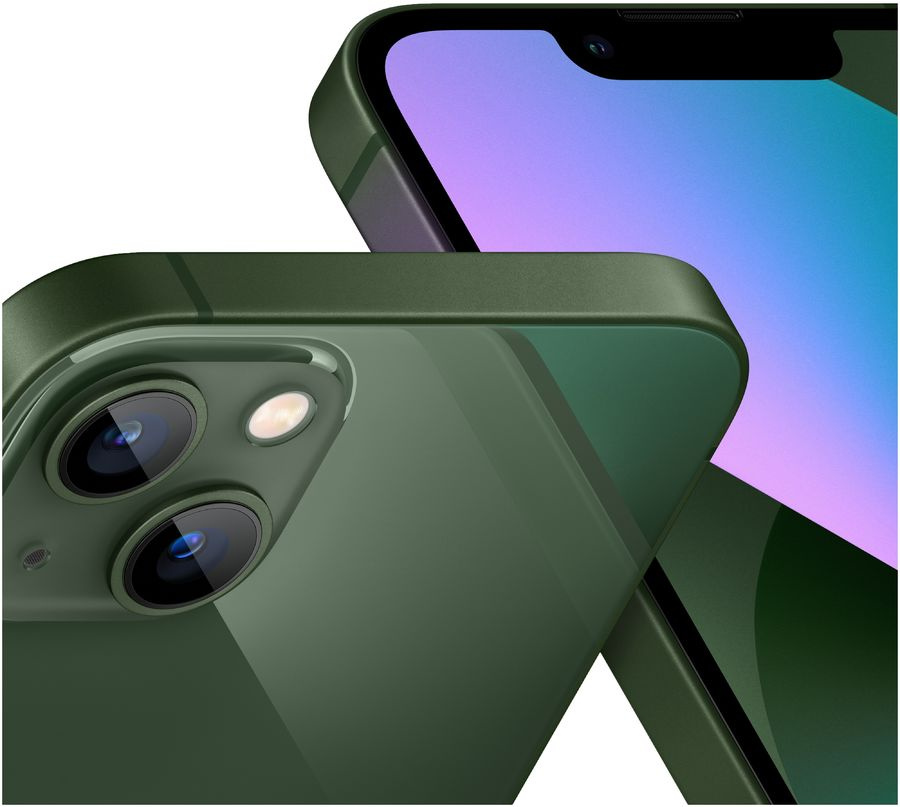 Смартфон Apple A2626 iPhone 13 mini 128Gb 4Gb альпийский зеленый моноблок 3G 4G 1Sim 5.4" 1080x2340 iOS 15 12Mpix 802.11 a/b/g/n/ac/ax NFC GPS TouchSc Protect — фото 4