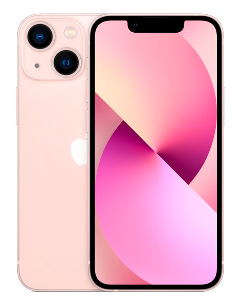 Смартфон Apple A2626 iPhone 13 mini 128Gb 4Gb розовый моноблок 3G 4G 1Sim 5.4" 1080x2340 iOS 15 12Mpix 802.11 a/b/g/n/ac/ax NFC GPS TouchSc Protect