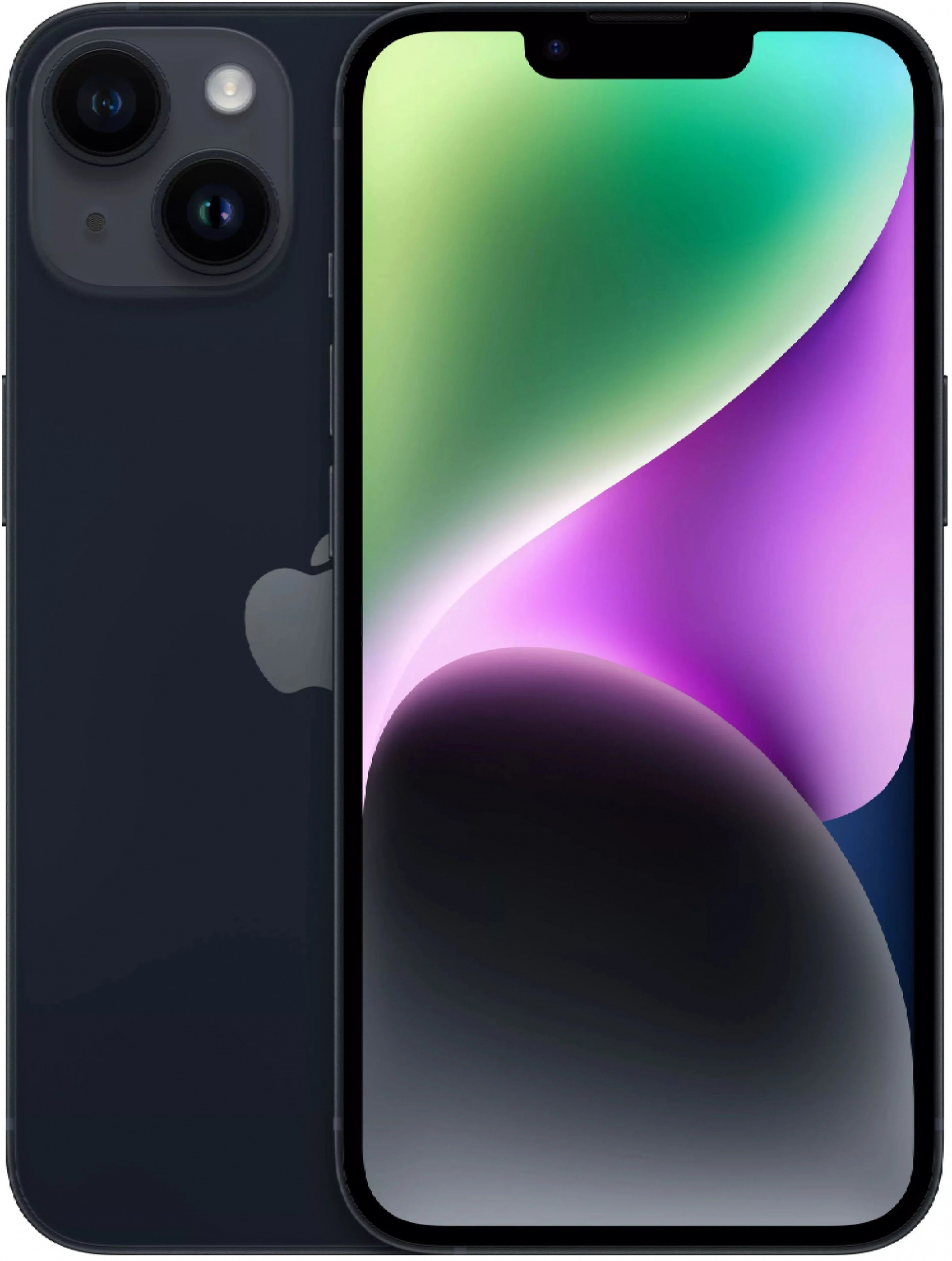Смартфон Apple A2886 iPhone 14 Plus 256Gb 6Gb темная ночь моноблок 3G 4G 1Sim 6.7" 1284x2778 iOS 16 12Mpix 802.11 a/b/g/n/ac/ax NFC GPS TouchSc Protect