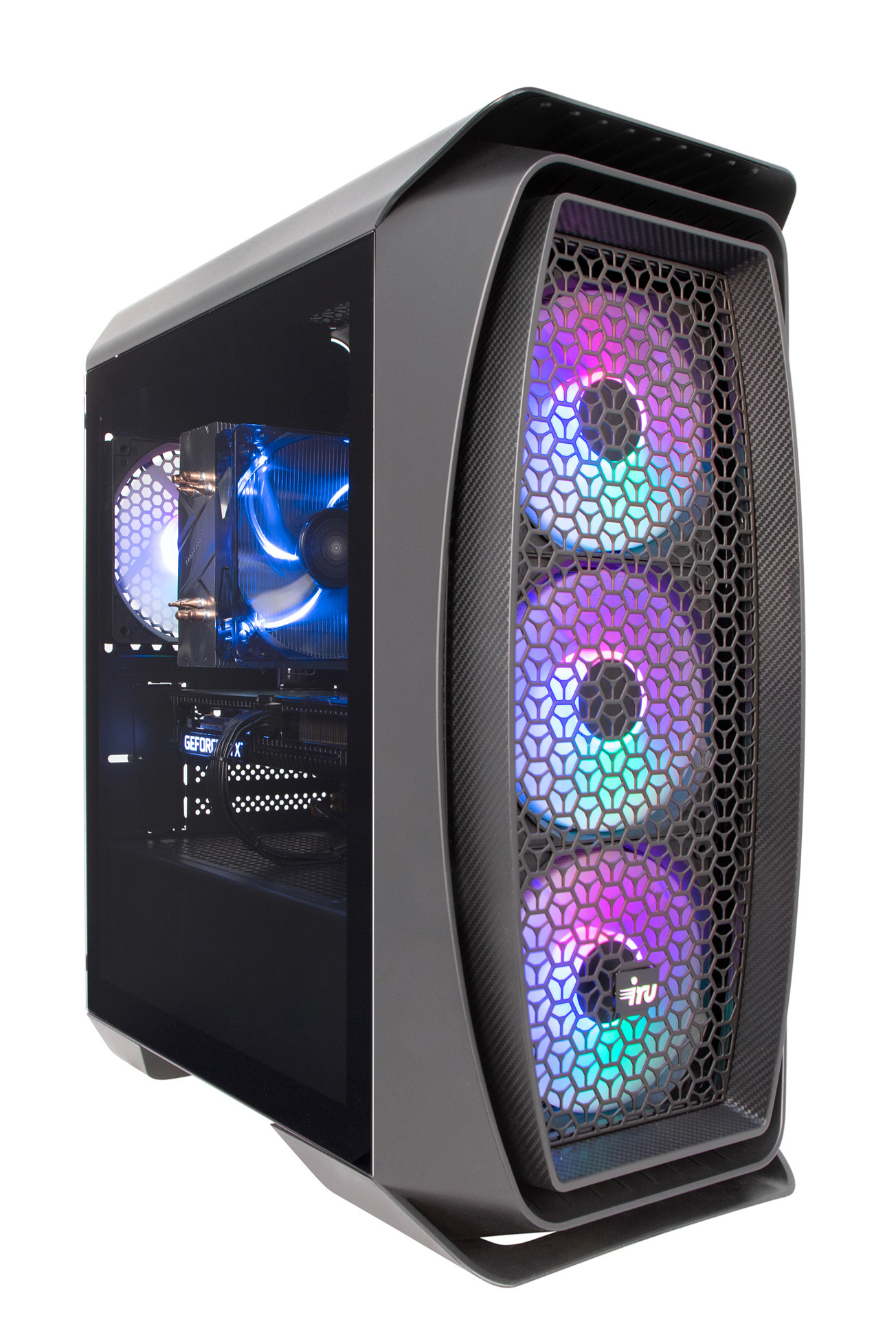 ПК IRU Game 510B6GMA MT i5 12400F (2.5) 16Gb SSD1Tb RTX3050 8Gb Windows 11 Professional 64 GbitEth 700W черный (1925177) — фото 2