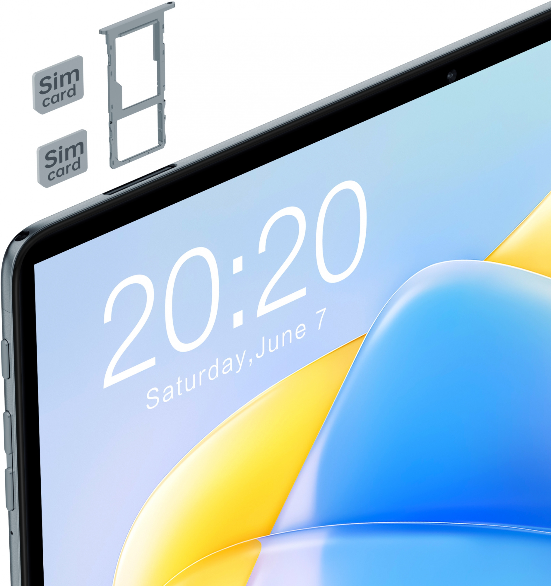 Планшет Teclast P40HD T606 (1.6) 8C RAM8Gb ROM128Gb 10.1" IPS 1920x1200 3G 4G Android 13 серый 13Mpix 5Mpix BT GPS WiFi Touch microSD 6000mAh — фото 2