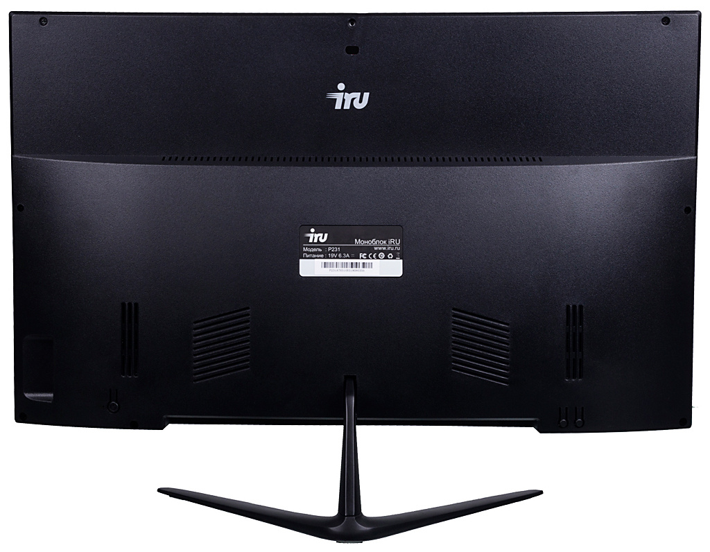Моноблок IRU Office P2315 23.8" Full HD i5 10400 (2.9) 8Gb SSD240Gb UHDG 630 Free DOS GbitEth WiFi BT 120W Cam черный 1920x1080 (RUS) — фото 6