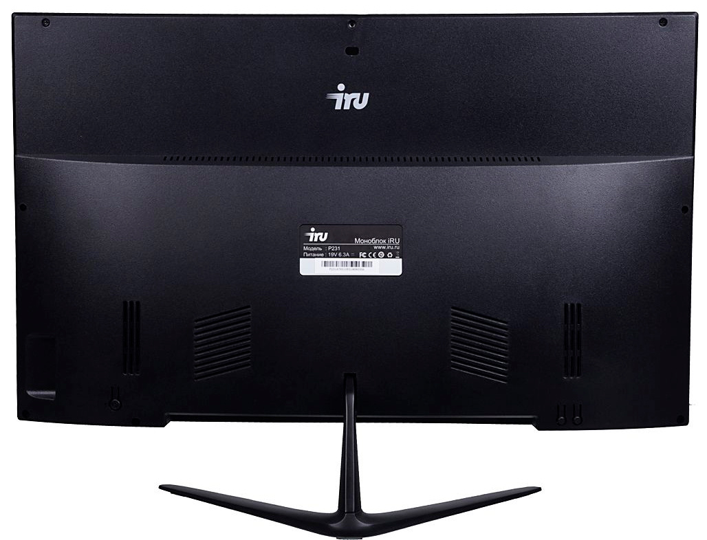 Моноблок IRU Office P2315 23.8" Full HD i5 10400 (2.9) 16Gb SSD240Gb UHDG 630 Windows 10 Professional 64 GbitEth WiFi BT 120W Cam черный 1920x1080 (RUS) — фото 6