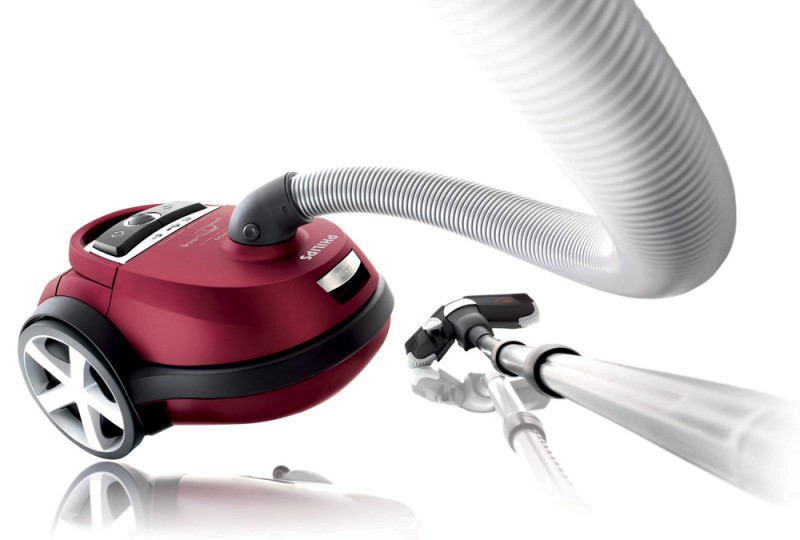 Пылесос Philips Performer FC9174/01 2200Вт красный/черный
