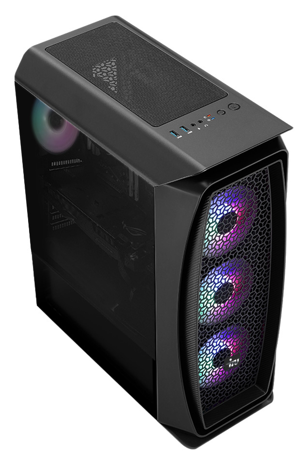 ПК IRU Game 510B6GMA MT i5 12400F (2.5) 16Gb SSD1Tb RTX3060 12Gb Free DOS GbitEth 650W черный (1874309) — фото 3