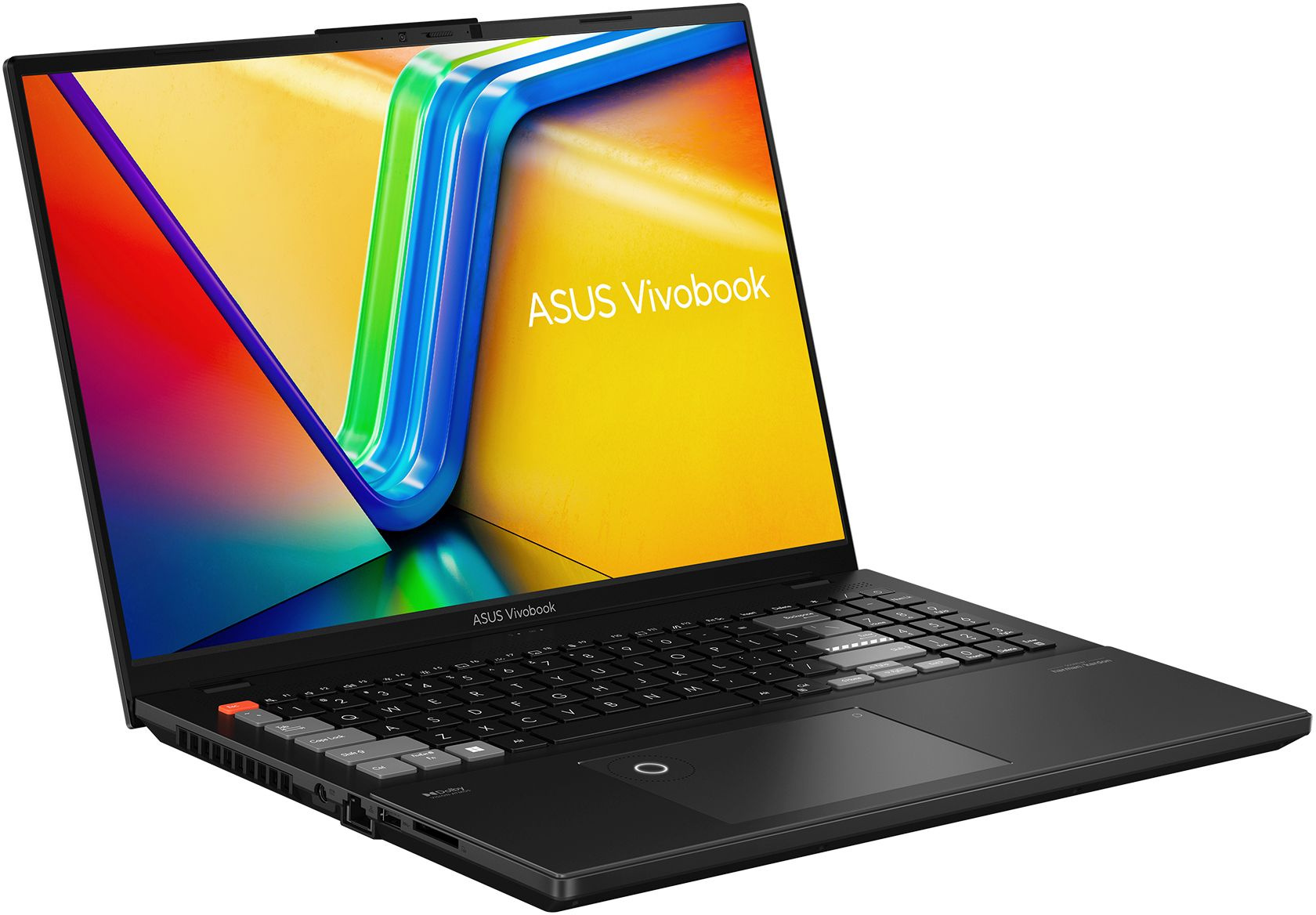 Ноутбук Asus Vivobook Pro 16X OLED K6604JV-MX112W Core i7 13700HX 16Gb SSD1Tb NVIDIA GeForce RTX4060 8Gb 16" OLED 3.2K (3200x2000) Windows 11 Home black WiFi BT Cam (90NB1102-M00540) — фото 3