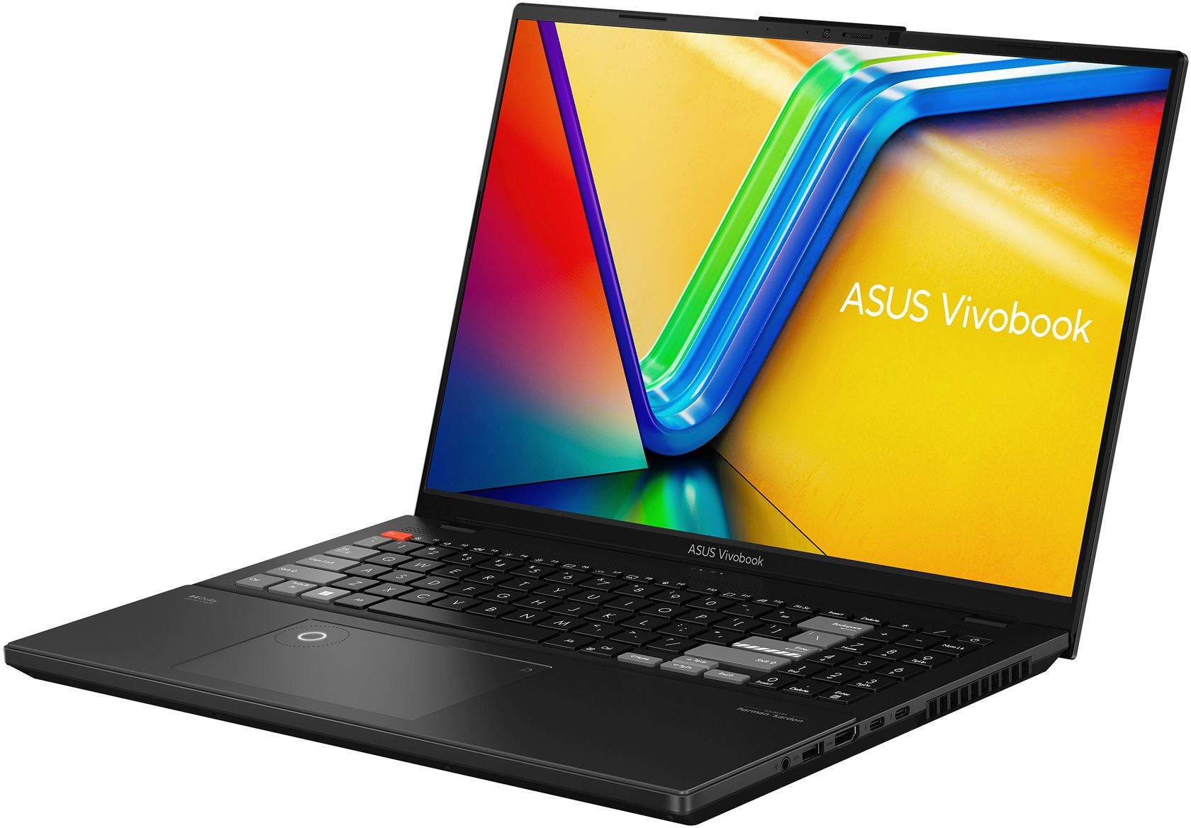 Ноутбук Asus Vivobook Pro 16X OLED K6604JV-MX112W Core i7 13700HX 16Gb SSD1Tb NVIDIA GeForce RTX4060 8Gb 16" OLED 3.2K (3200x2000) Windows 11 Home black WiFi BT Cam (90NB1102-M00540) — фото 4