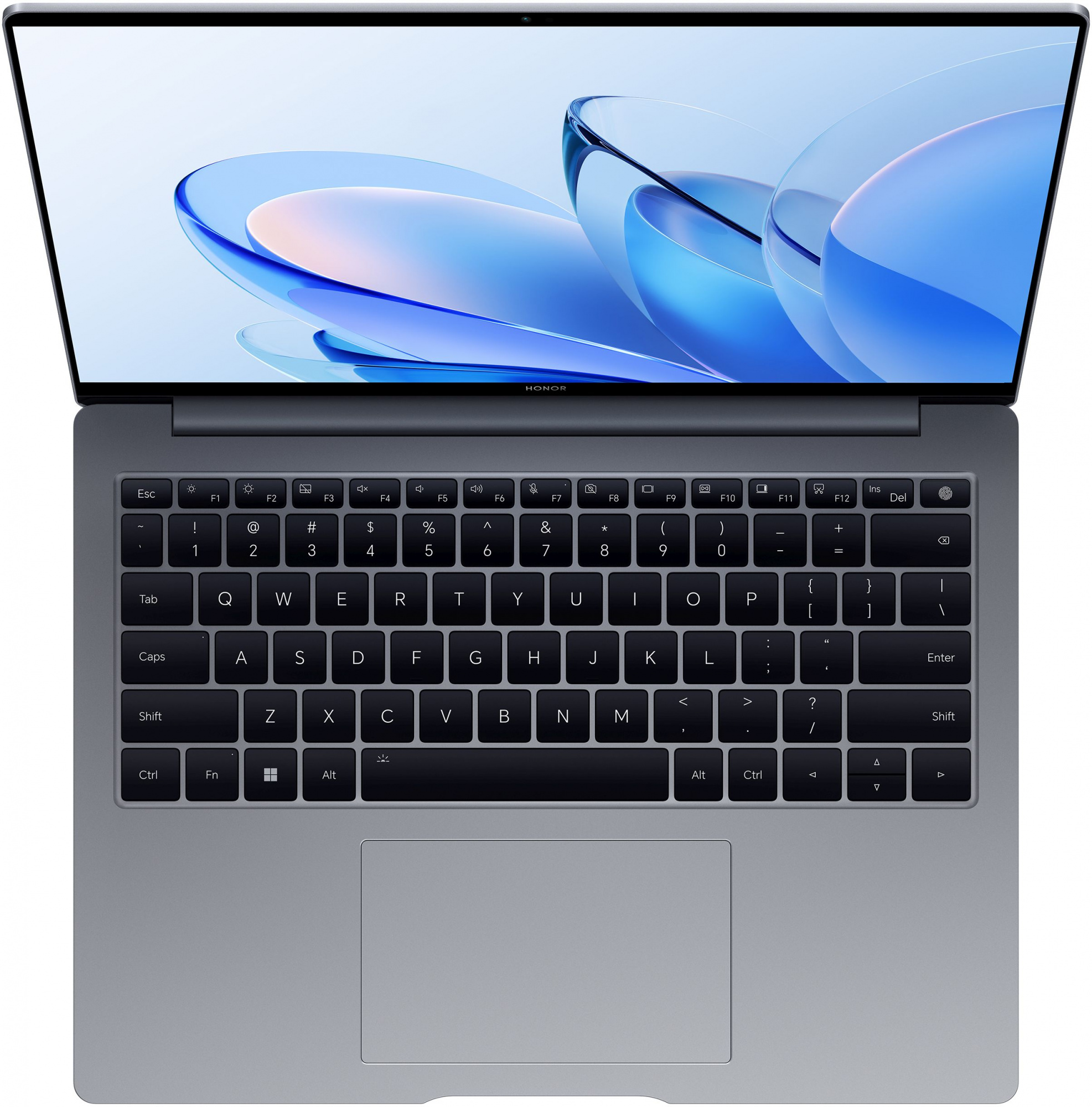 Ноутбук Honor MagicBook 14 Core i5 13505H 16Gb SSD1Tb Intel Iris Xe graphics 14.2" IPS 2.5K (2520x1680) Windows 11 Home grey WiFi BT Cam (5301AFRK) — фото 9