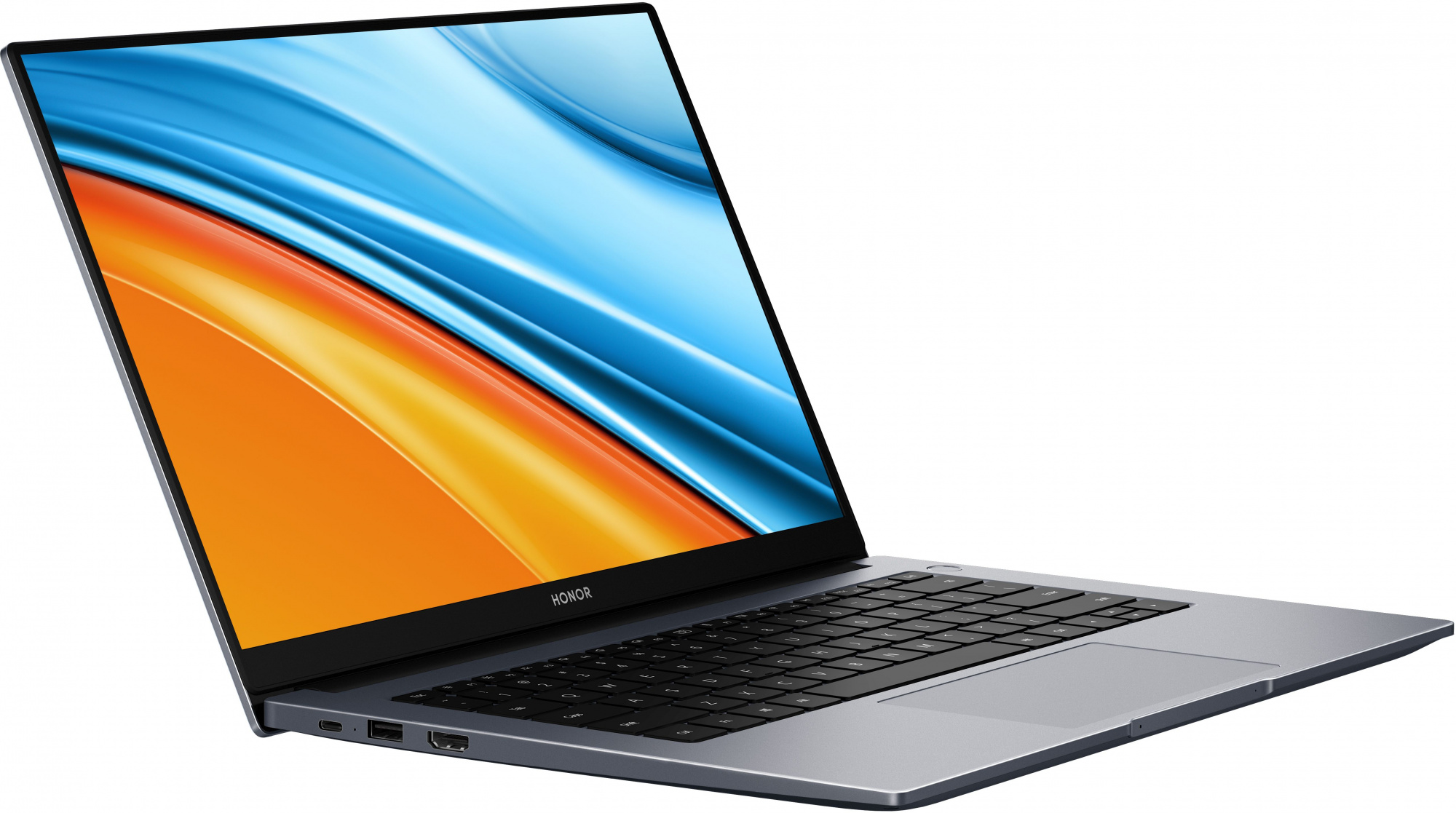 Ноутбук Honor MagicBook 14 NMH-WFQ9HN Ryzen 5 5500U 16Gb SSD512Gb AMD Radeon 14" IPS FHD (1920x1080) Free DOS grey WiFi BT Cam (5301AFWF) — фото 2