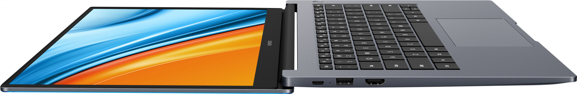 Ноутбук Honor MagicBook 14 NMH-WFQ9HN Ryzen 5 5500U 16Gb SSD512Gb AMD Radeon 14" IPS FHD (1920x1080) Free DOS grey WiFi BT Cam (5301AFWF) — фото 4