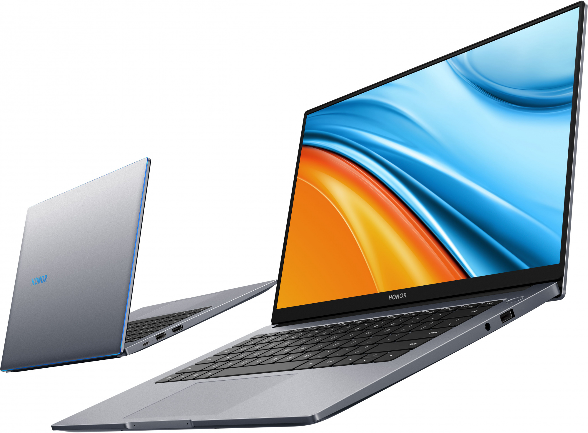 Ноутбук Honor MagicBook 14 NMH-WFP9HN Ryzen 7 5800H 16Gb SSD512Gb AMD Radeon 14" IPS FHD (1920x1080) Free DOS grey WiFi BT Cam (5301AFVP) — фото 4
