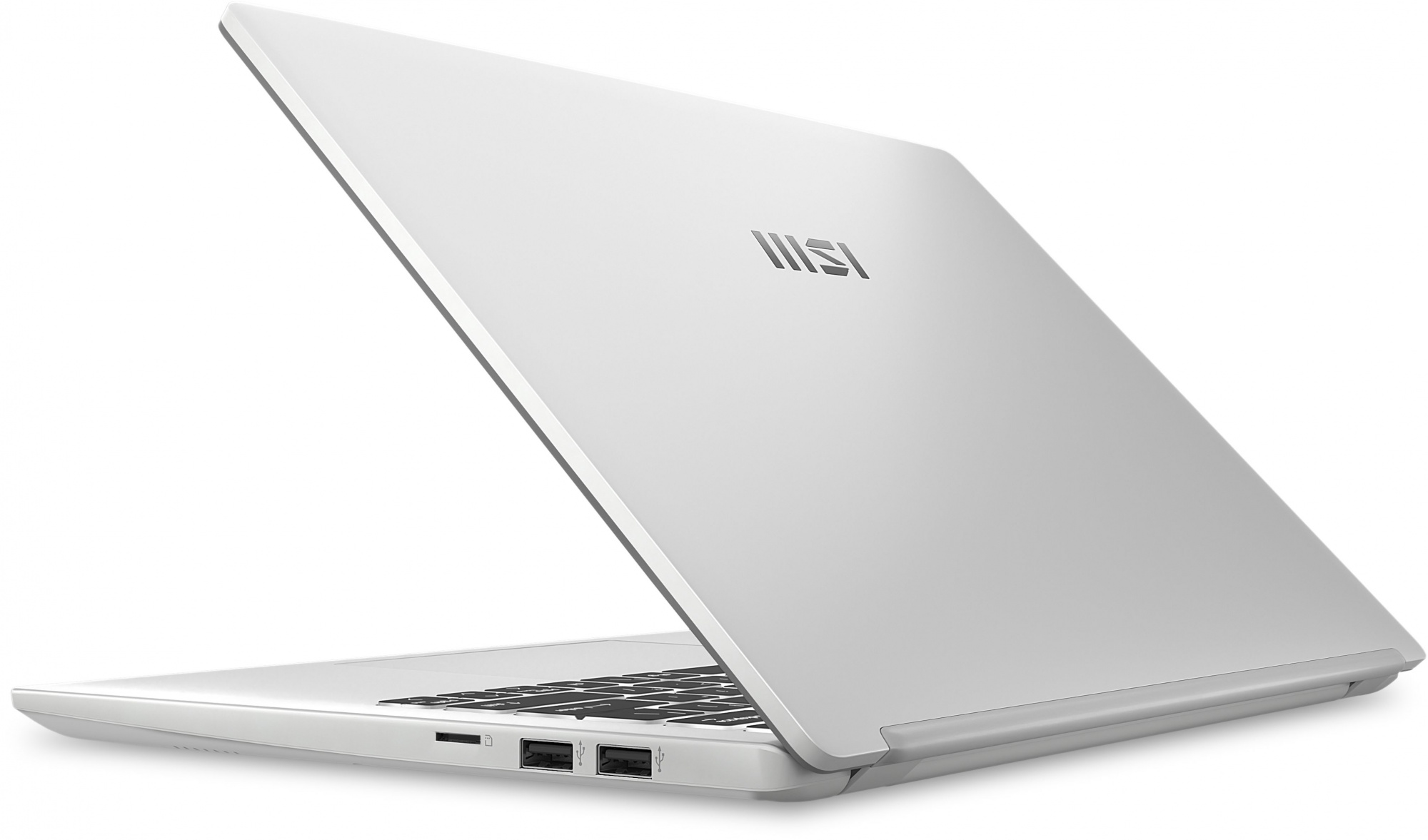 Ультрабук MSI Modern 14 C12MО-688RU Core i7 1255U 16Gb SSD512Gb Intel Iris Xe graphics 14" IPS FHD (1920x1080) Windows 11 Professional silver WiFi BT Cam (9S7-14J111-688) — фото 3