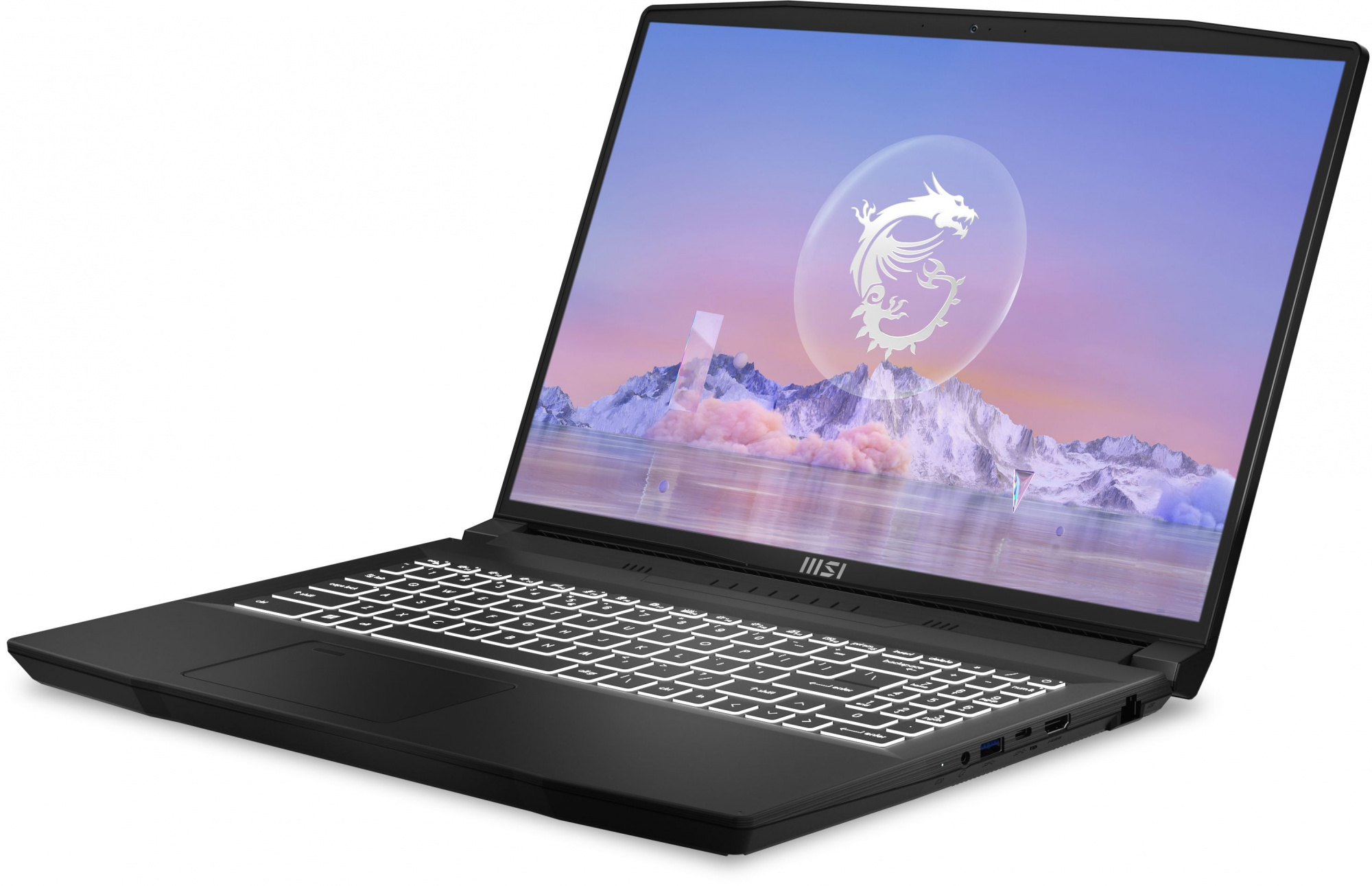 Ноутбук MSI Creator M16 B12VE-810RU Core i7 12650H 16Gb SSD1Tb NVIDIA GeForce RTX4050 6Gb 16" IPS FHD+ (1920x1200) Windows 11 Professional black WiFi BT Cam (9S7-158531-810) — фото 10