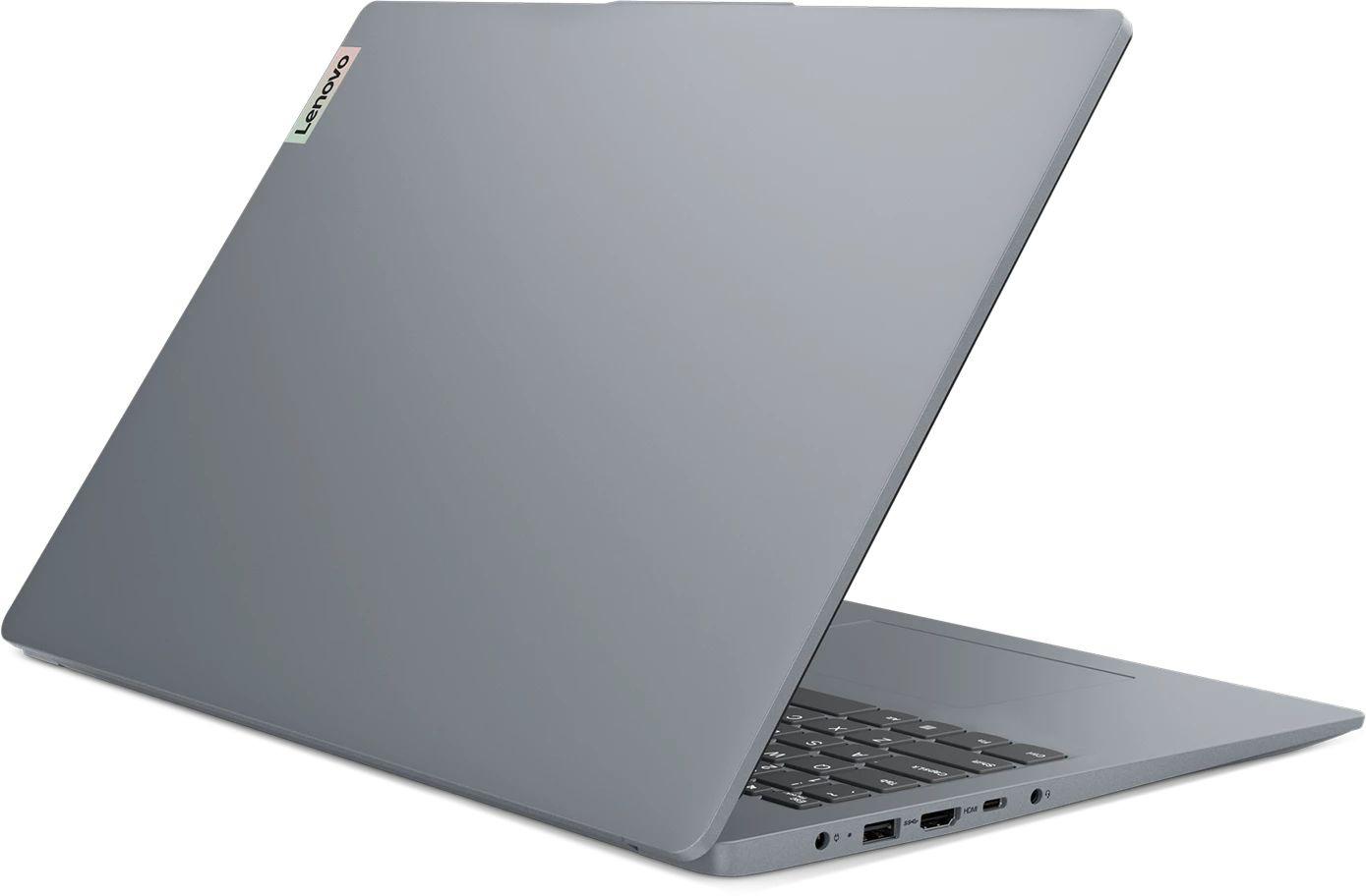 Ноутбук Lenovo IdeaPad Slim 3 15IRU8 Core i3 1305U 8Gb SSD256Gb Intel UHD Graphics 15.6" TN FHD (1920x1080)/ENGKBD noOS grey WiFi BT Cam (82X70066LK) — фото 4