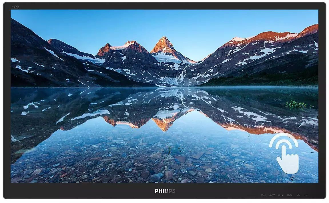 Монитор Philips 23.8" 242B9TN/00 черный IPS 16:9 DVI HDMI M/M матовая 250cd 178гр/178гр 1920x1080 60Hz VGA DP FHD USB Touch 4.86кг — фото 2