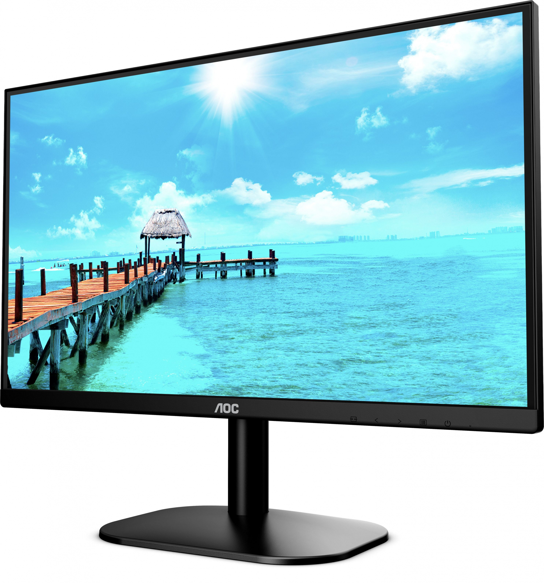 Монитор AOC 21.5" Basic-Line 22B2QAM/01 черный VA LED 4ms 16:9 M/M матовая 250cd 178гр/178гр 1920x1080 75Hz VGA 2.1кг — фото 2