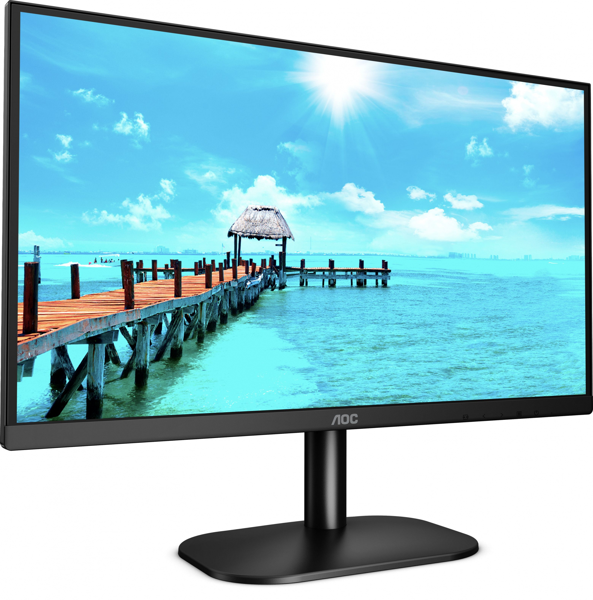 Монитор AOC 21.5" Basic-Line 22B2QAM/01 черный VA LED 4ms 16:9 M/M матовая 250cd 178гр/178гр 1920x1080 75Hz VGA 2.1кг — фото 7