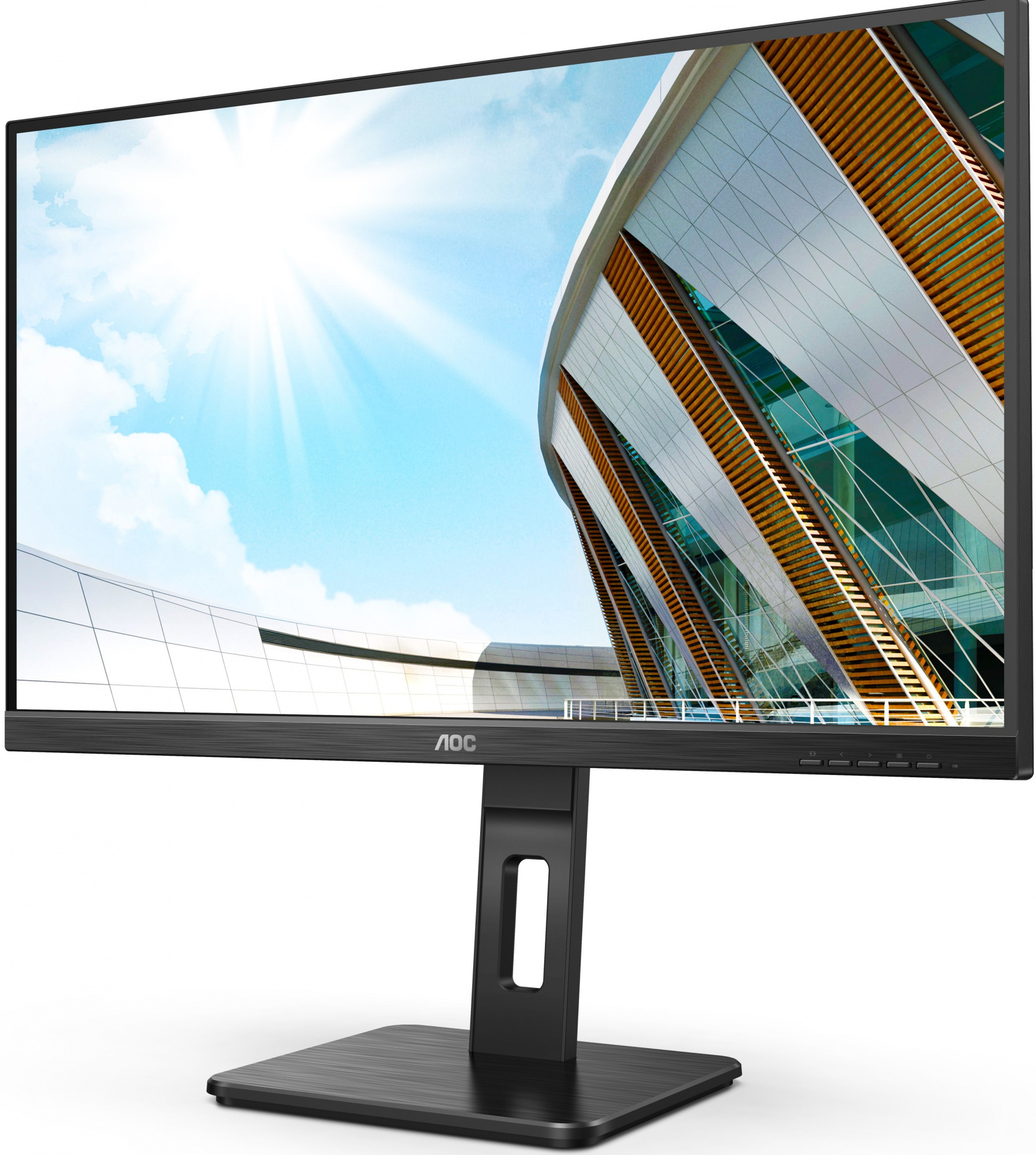 Монитор AOC 23.8" 24P2QM черный VA LED 4ms 16:9 DVI HDMI M/M матовая HAS Piv 300cd 178гр/178гр 1920x1080 75Hz VGA DP FHD USB 4.75кг — фото 5