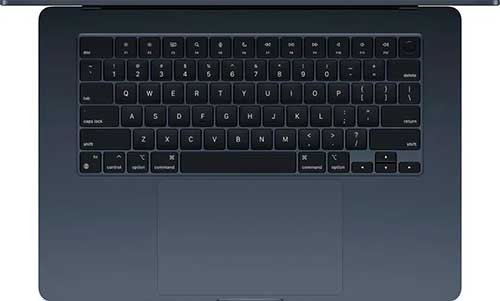 Ноутбук Apple MacBook Air A2941 M2 8 core 8Gb SSD256Gb/10 core GPU 15.3" IPS (2880x1864) Mac OS midnight WiFi BT Cam (MQKW3RU/A) — фото 2