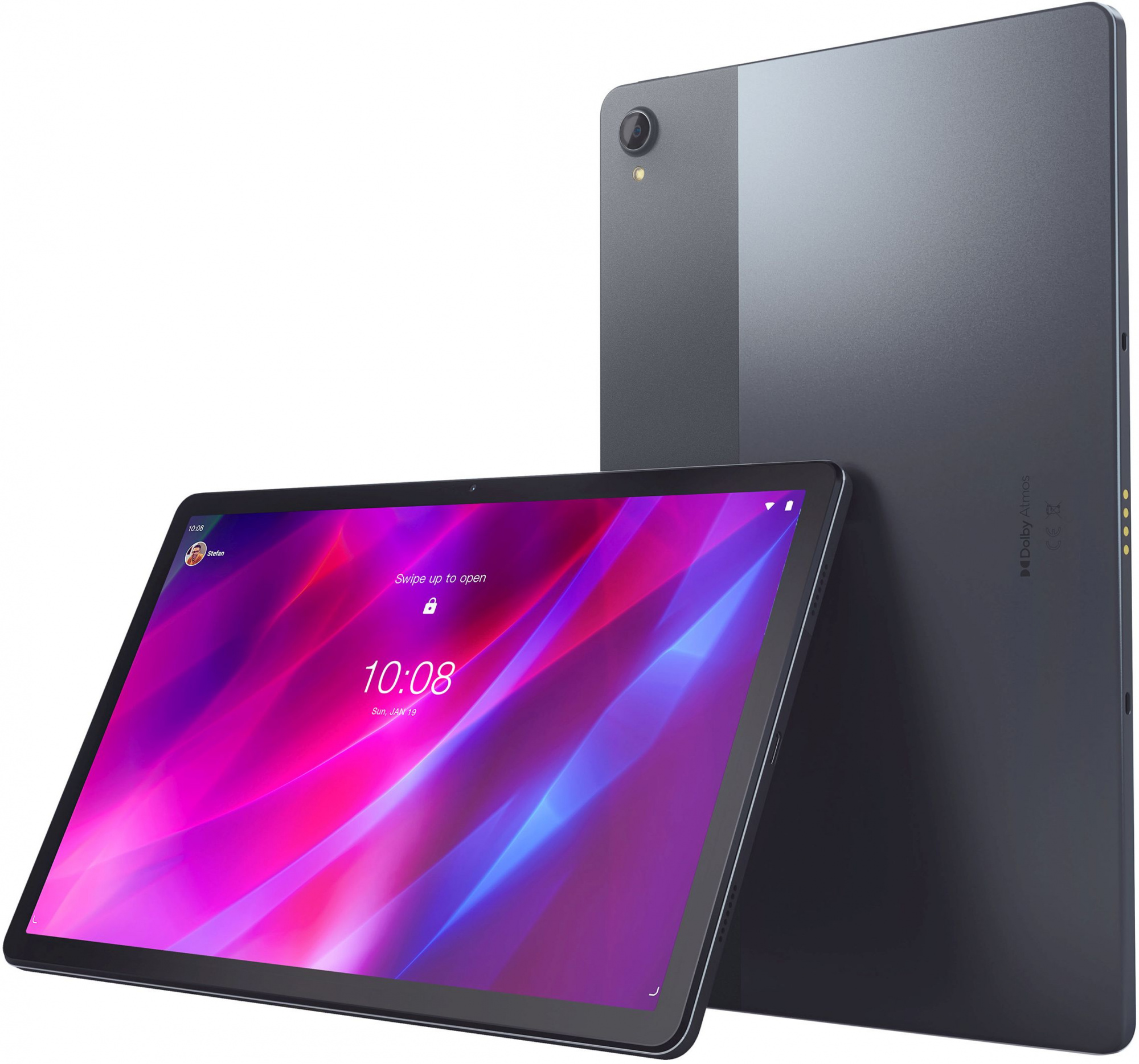 Планшет Lenovo Tab P11 Plus TB-J616F Helio G90T (2.05) 8C RAM4Gb ROM128Gb 11" IPS 2000x1200 Android 11 серый 13Mpix 8Mpix BT WiFi Touch microSD 256Gb 7700mAh — фото 3