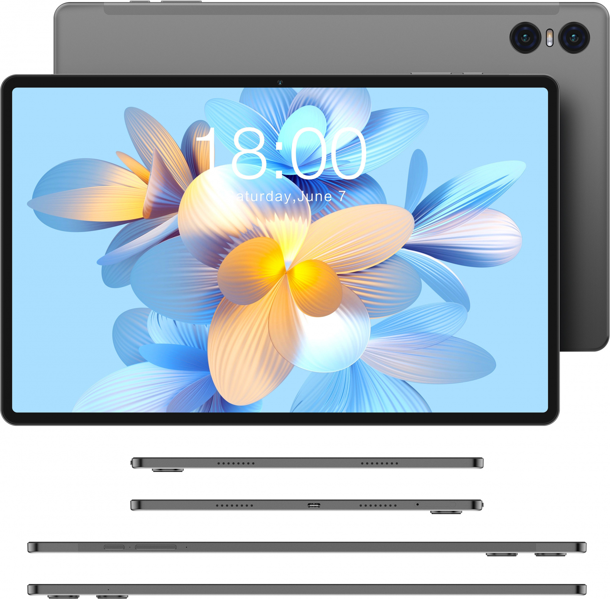 Планшет Teclast T50 Pro Helio G99 (2.0) 8C RAM8Gb ROM256Gb 10.95" IPS 2000x1200 3G 4G Android 13 серый 20Mpix 8Mpix BT GPS WiFi Touch microSD 256Gb 8000mAh — фото 4