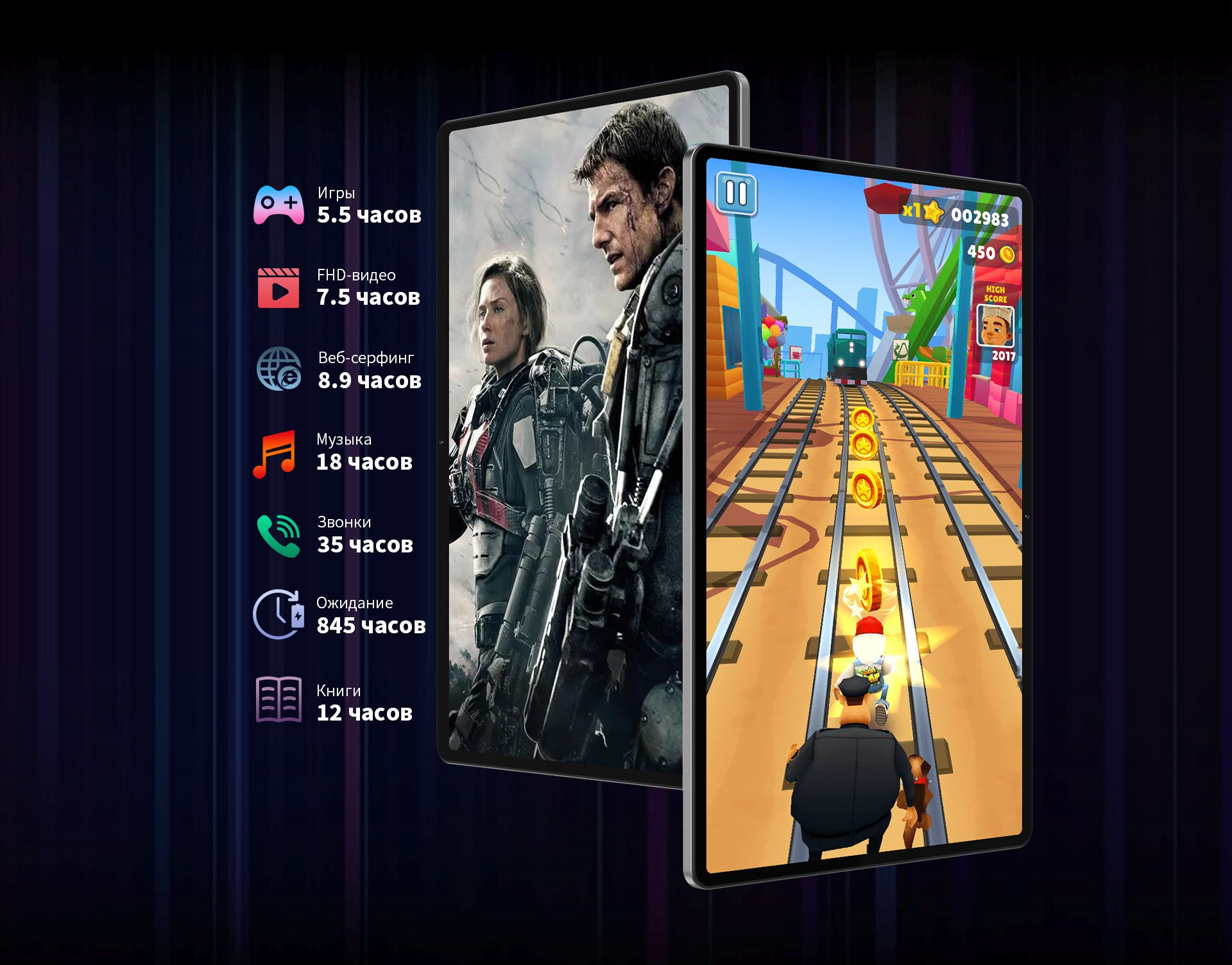 Планшет Teclast T50 Pro Helio G99 (2.0) 8C RAM8Gb ROM256Gb 10.95" IPS 2000x1200 3G 4G Android 13 серый 20Mpix 8Mpix BT GPS WiFi Touch microSD 256Gb 8000mAh — фото 32