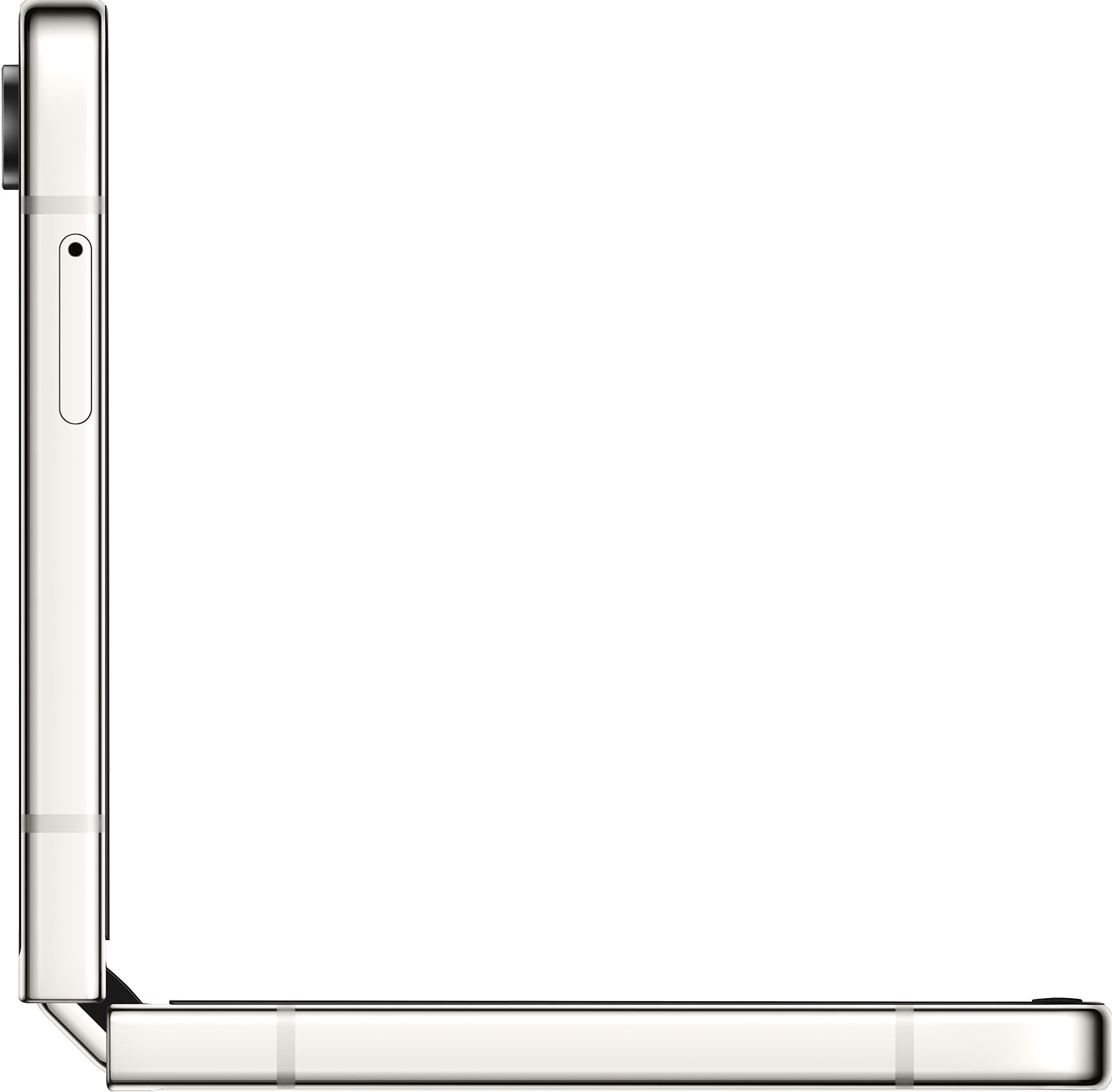 Смартфон Samsung SM-F731B Galaxy Z Flip 5 5G 256Gb 8Gb бежевый раскладной 3G 4G 1Sim 6.7" 1080x2640 Android 13 12Mpix 802.11 a/b/g/n/ac/ax NFC GPS GSM900/1800 GSM1900 TouchSc Protect — фото 2