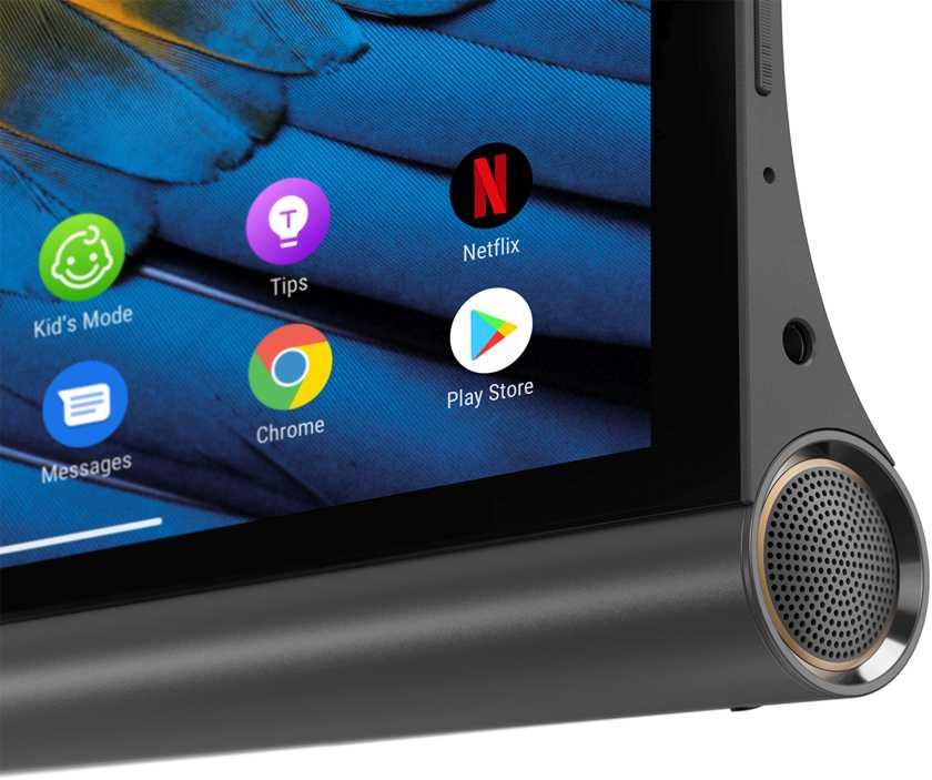 Планшет Lenovo Yoga Smart Tab YT-X705F Snapdragon 439 (2.0) 8C RAM3Gb ROM32Gb 10.1" IPS 1920x1200 Android 9.0 темно-серый 8Mpix 5Mpix BT WiFi Touch microSD 256Gb 7000mAh 10hr — фото 6