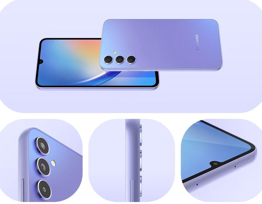Мобильный телефон GALAXY A34 5G NFC 8/256GB VIOLET SM-A346 SAMSUNG
