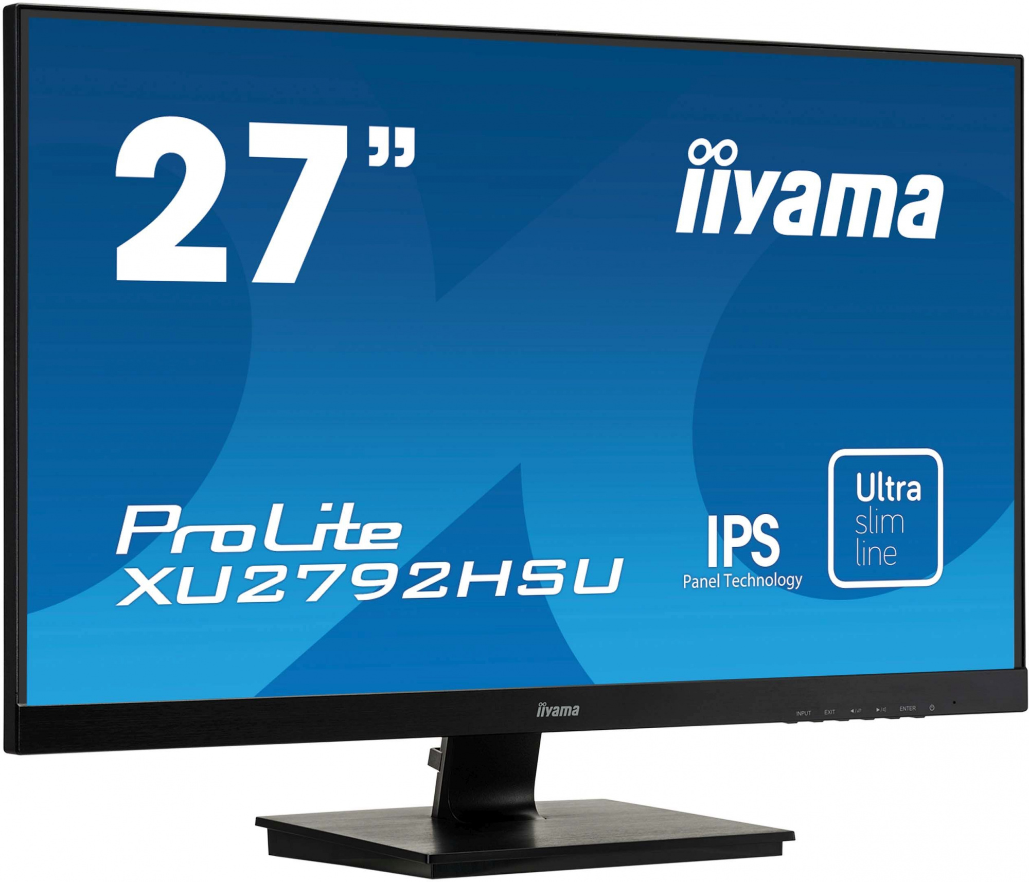 Монитор Iiyama 27" ProLite XU2792HSU-B1 черный IPS LED 4ms 16:9 HDMI M/M матовая 1000:1 250cd 178гр/178гр 1920x1080 75Hz VGA DP FHD USB 5.1кг — фото 2