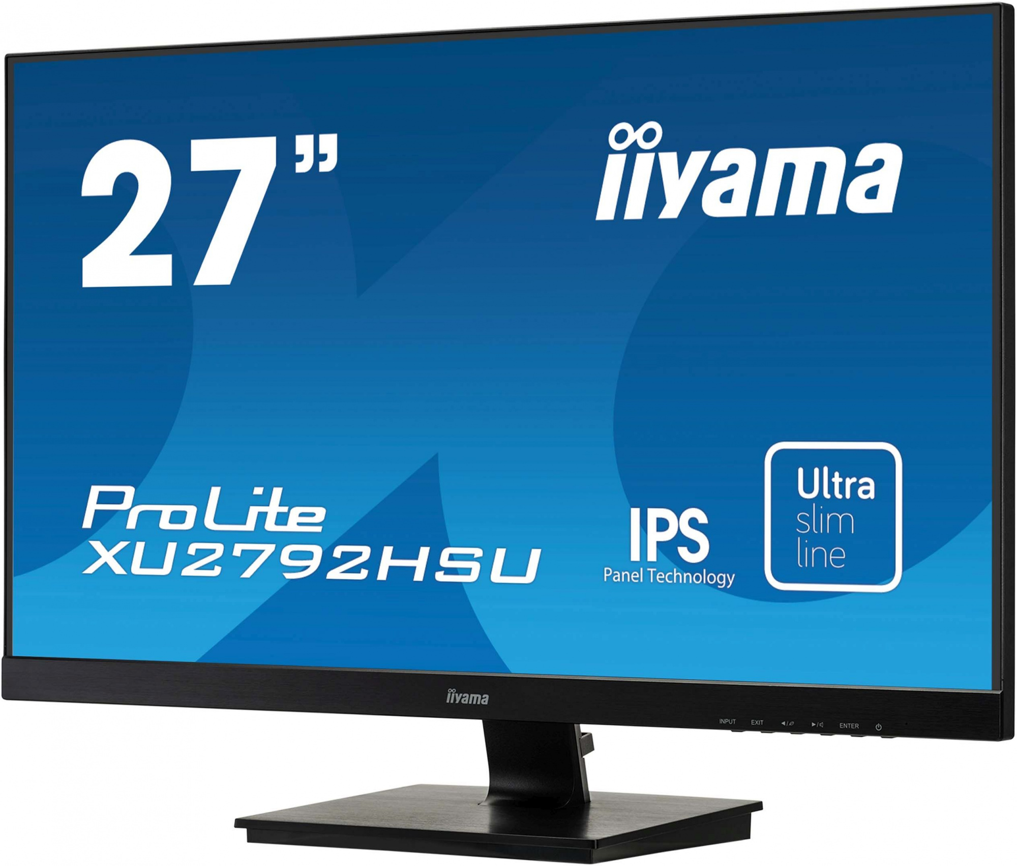 Монитор Iiyama 27" ProLite XU2792HSU-B1 черный IPS LED 4ms 16:9 HDMI M/M матовая 1000:1 250cd 178гр/178гр 1920x1080 75Hz VGA DP FHD USB 5.1кг — фото 3