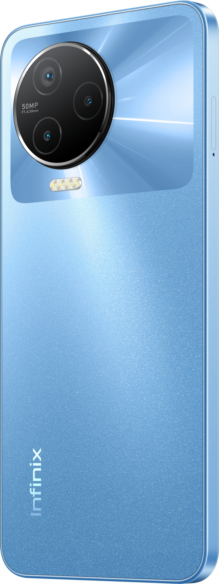 Смартфон Infinix X676C Note 12 2023 256Gb 8Gb синий моноблок 3G 4G 2Sim 6.7" 1080x2460 XOS 10.6 50Mpix 802.11 a/b/g/n/ac NFC GPS GSM900/1800 GSM1900 TouchSc FM microSD max1024Gb — фото 3