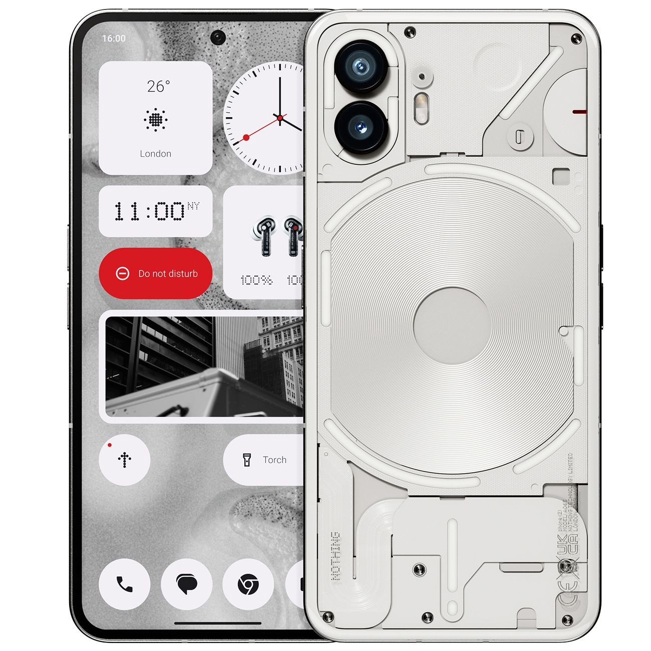 Мобильный телефон NOTHING 2 12/512GB WHITE NOTHING PHONE