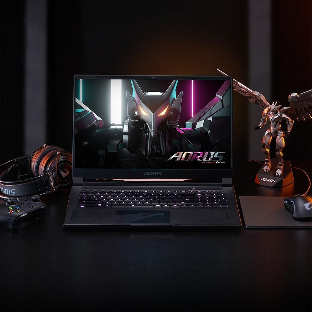 Ноутбук Gigabyte Aorus 17X Core i9 13900HX 16Gb SSD1Tb NVIDIA GeForce RTX4080 12Gb 17.3" IPS QHD (2560x1440) Windows 11 Home Multi Language 64 black WiFi BT Cam (AXF-B4KZ694SP) — фото 4