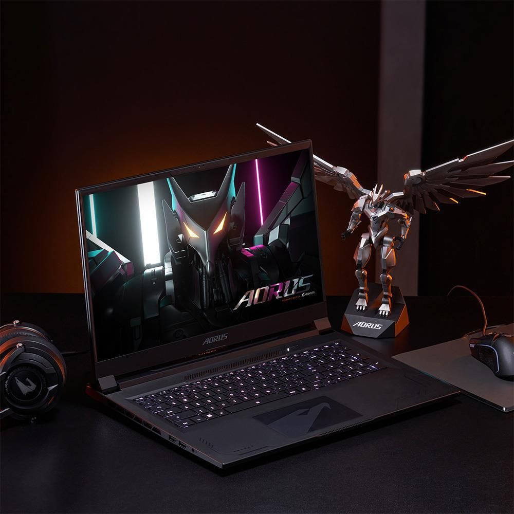 Ноутбук Gigabyte Aorus 17X Core i9 13900HX 16Gb SSD1Tb NVIDIA GeForce RTX4080 12Gb 17.3" IPS QHD (2560x1440) Windows 11 Home Multi Language 64 black WiFi BT Cam (AXF-B4KZ694SP) — фото 5