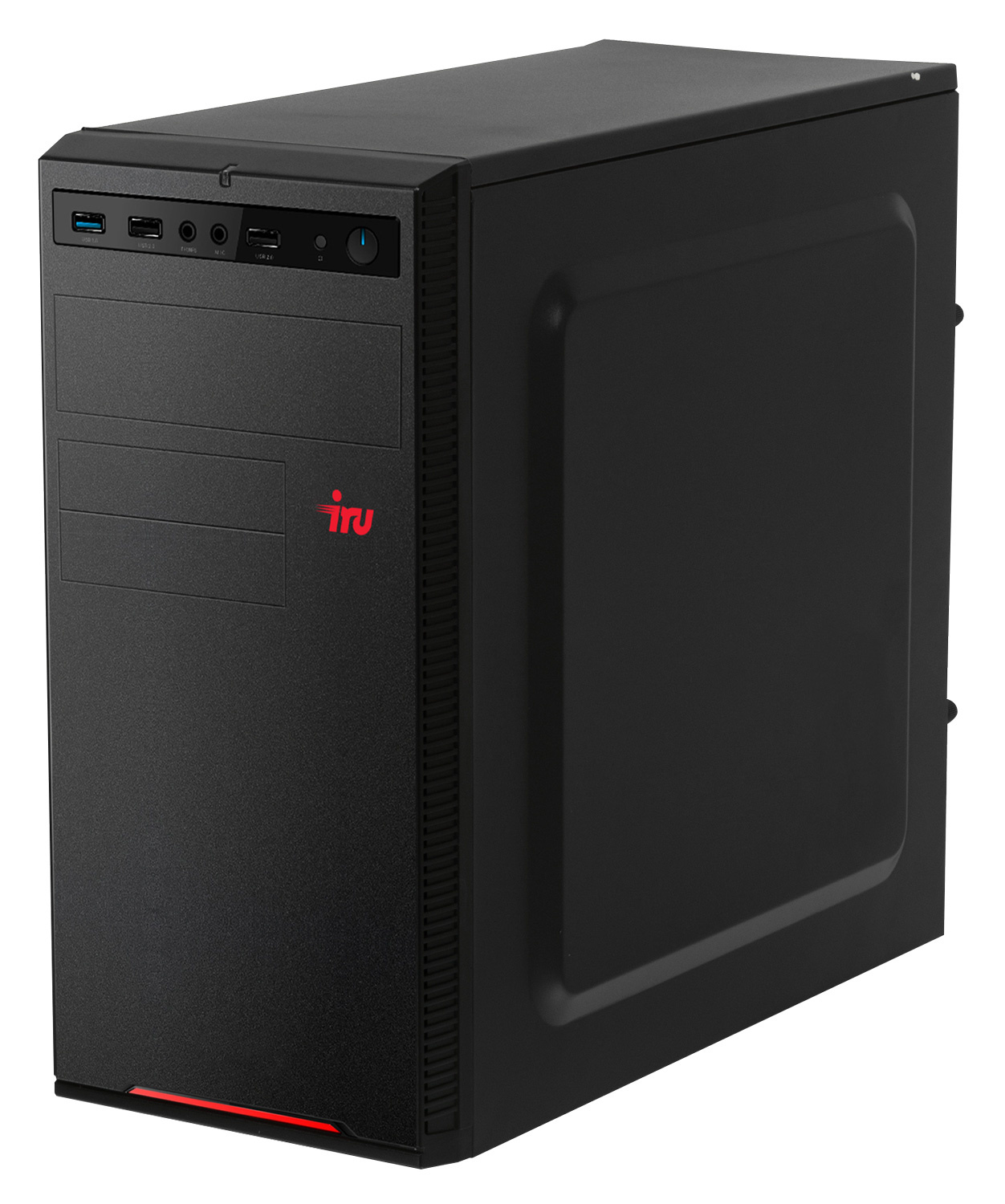ПК IRU Home 315 MT i3 10100F (3.6) 16Gb 1Tb 7.2k SSD240Gb GTX1650 4Gb Free DOS GbitEth 400W черный (1479406) — фото 4