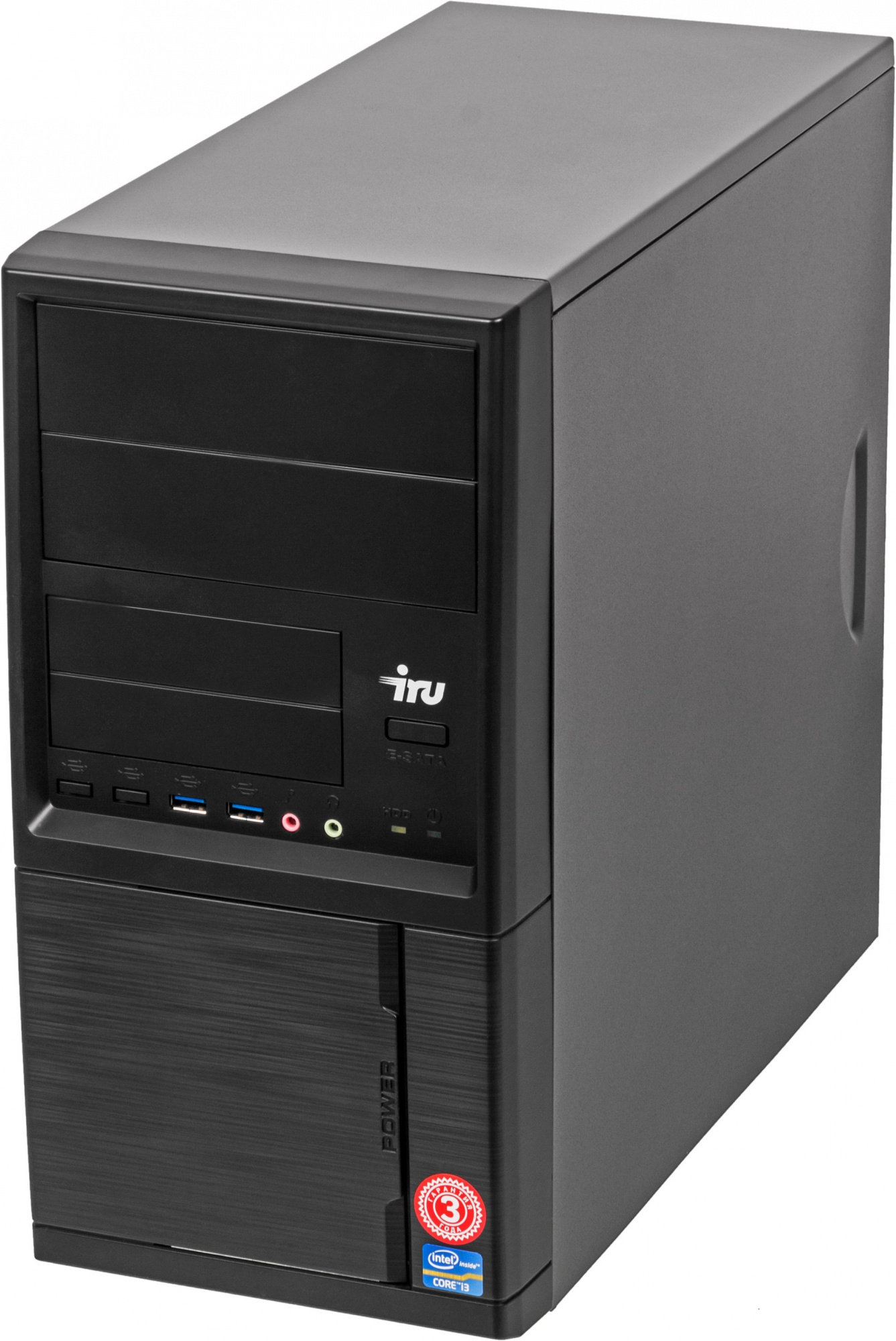 ПК IRU Office 513 MT i3 9100 (3.6) 8Gb SSD240Gb UHDG 630 noOS GbitEth 400W черный (1881599) — фото 4