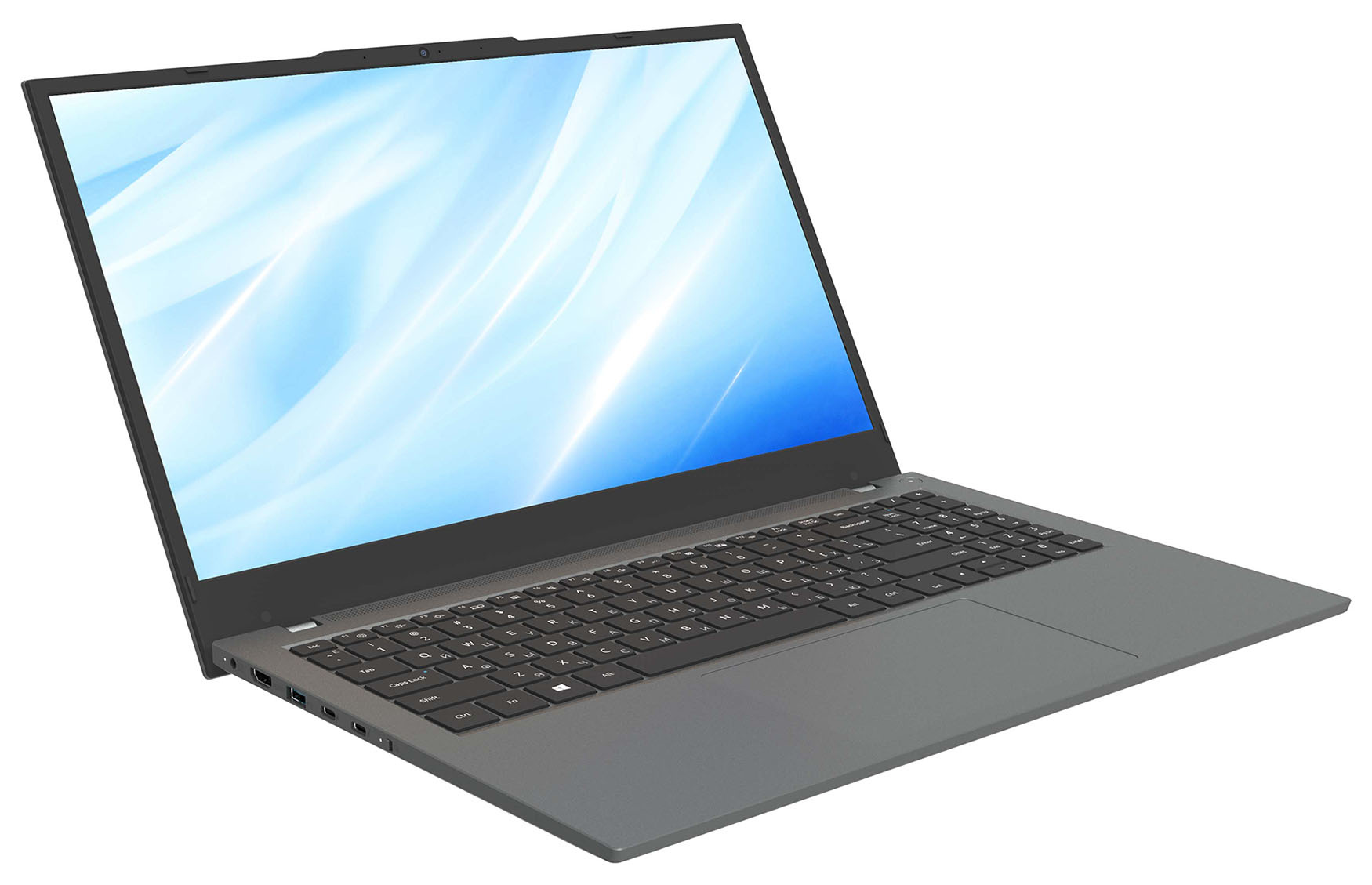 Ноутбук IRU Калибр 15EC Core i5 8259U 8Gb SSD256Gb Intel Iris Plus graphics 655 15.6" FHD (1920x1080) Free DOS black WiFi BT Cam 4250mAh (1889951) — фото 3