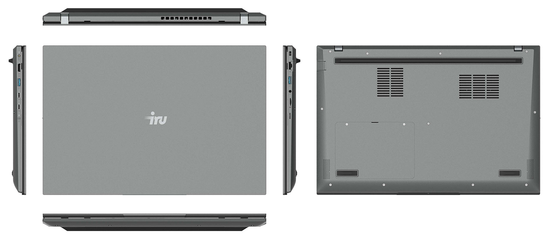 Ноутбук IRU Калибр 15EC Core i5 8259U 8Gb SSD256Gb Intel Iris Plus graphics 655 15.6" FHD (1920x1080) Free DOS black WiFi BT Cam 4250mAh (1889951) — фото 8