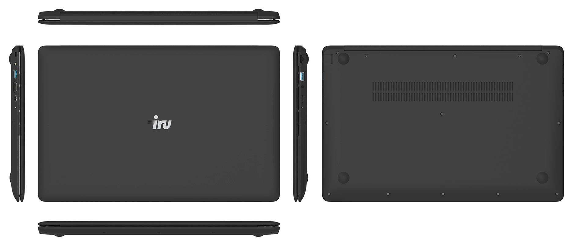 Ноутбук IRU Калибр 15EC Core i3 10110U 8Gb 1Tb Intel HD Graphics 15.6" FHD (1920x1080) Free DOS black WiFi BT Cam 4500mAh (1889954) — фото 7