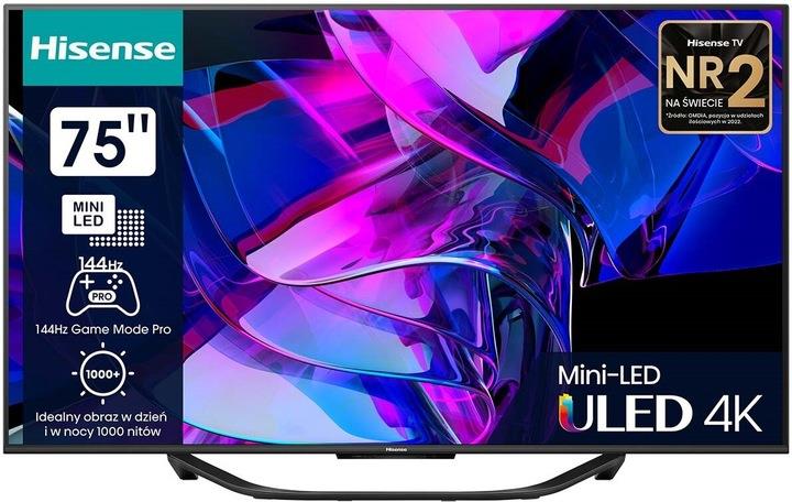 Телевизор HISENSE 75" 75U7KQ