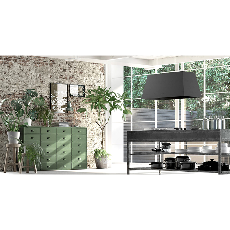 Островная вытяжка Faber CHLOE XL ISOLA CAST IRON F110 — фото 2