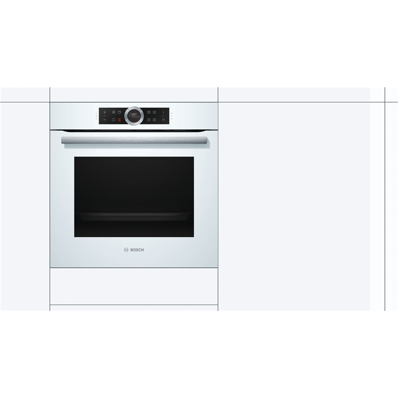 Встраиваемая электрическая духовка BOSCH Serie | 8 HBG672BW1F — фото 2