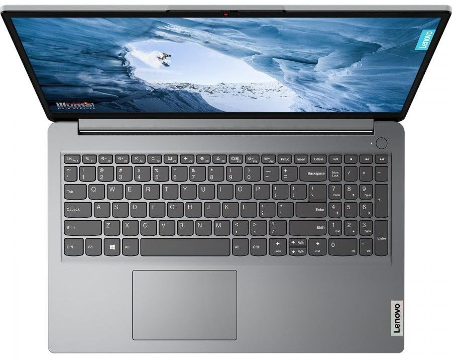 Ноутбук Lenovo IdeaPad 1 15IGL7 Celeron N4020 8Gb SSD256Gb Intel UHD Graphics 600 15.6" TN FHD (1920x1080) noOS grey WiFi BT Cam (82V700BPUE) — фото 3