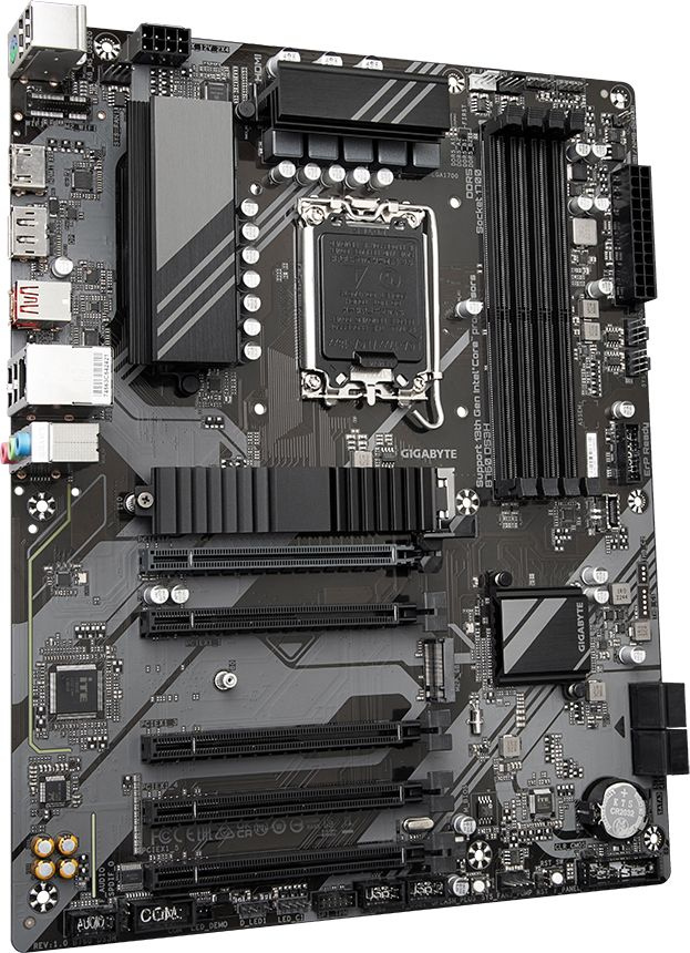 Материнская плата Gigabyte B760 DS3H Soc-1700 Intel B760 4xDDR5 ATX AC`97 8ch(7.1) GbLAN RAID+HDMI+DP — фото 2