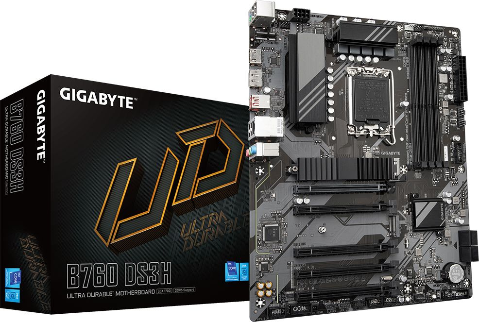 Материнская плата Gigabyte B760 DS3H Soc-1700 Intel B760 4xDDR5 ATX AC`97 8ch(7.1) GbLAN RAID+HDMI+DP — фото 4