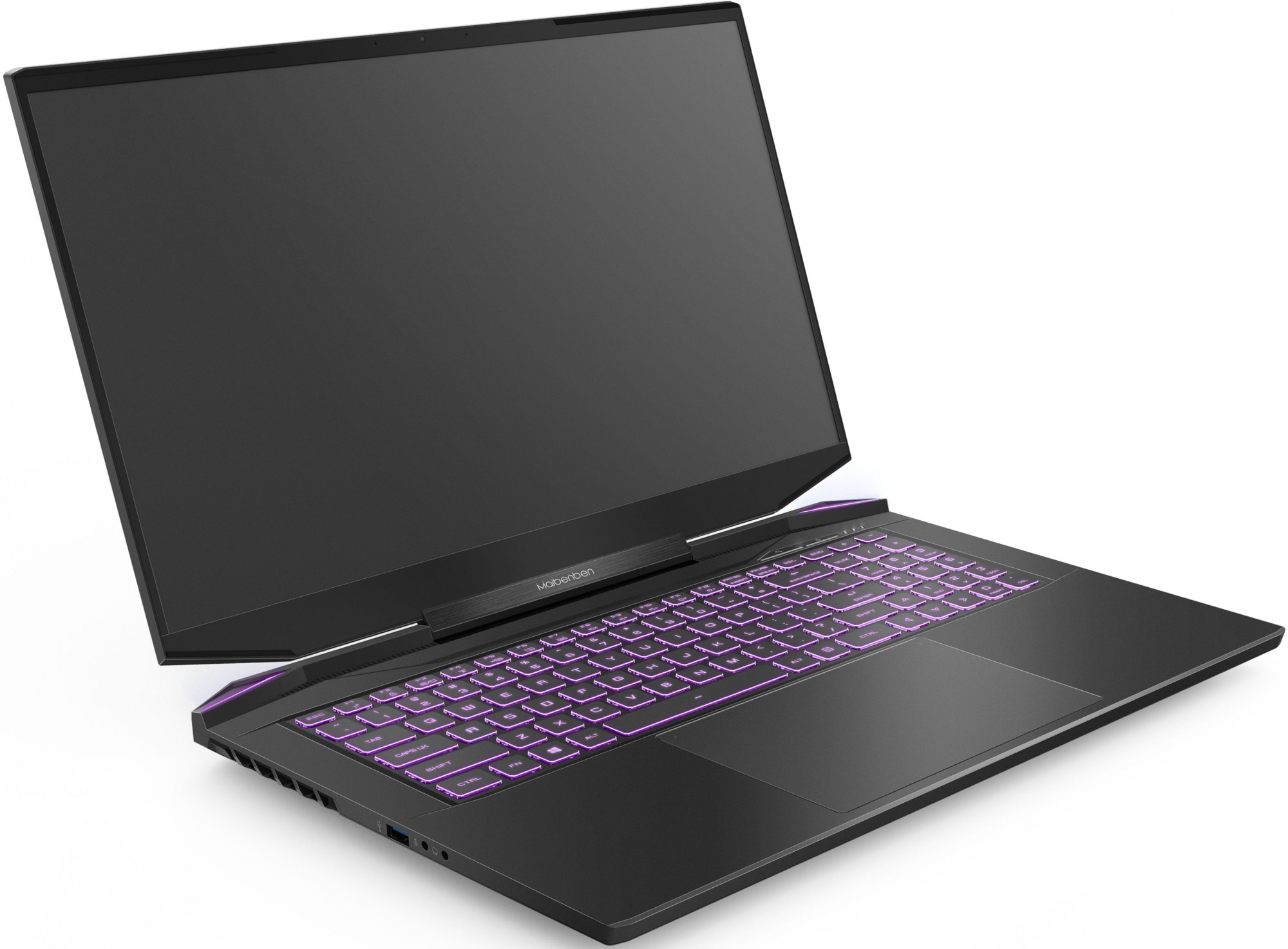 Ноутбук Maibenben X757 Ryzen 7 5800H 16Gb SSD1Tb NVIDIA GeForce RTX 3070 8Gb 17.3" IPS QHD (2560x1440) Linux black WiFi BT Cam 4100mAh (X757QSGELBRE0) — фото 3